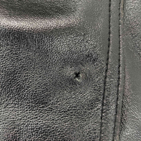 PERMA STONE パーマ ストーン Genuine Leather リアルレザー ハーフコート メンズ JPN:L