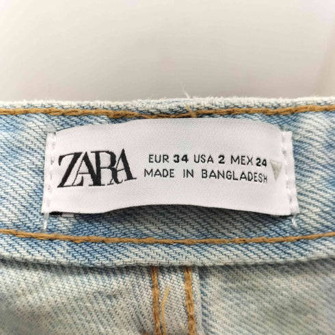 ザラ ZARA ハイウエスト ワイドデニムパンツ レディース US:24