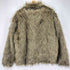 JIAO MU YU BOUTIQUE CUSTOMIZED 裏地キルティング フェイクファー ジャケット Y2K メンズ import:XL