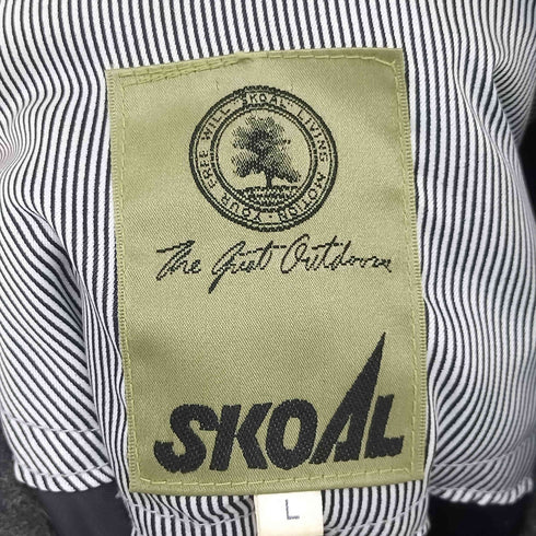 SKOAL スコール 裏地キルティング ウール ジップアップ ブルゾン メンズ JPN:L