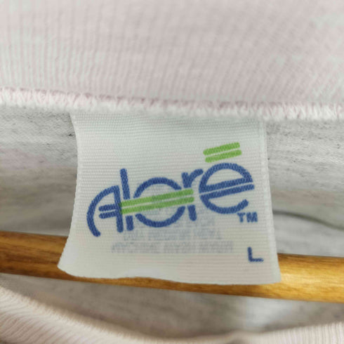 アローレ ALORE USA製 フラワーデザイン フェイクレイヤード 半袖 Tシャツ メンズ import:L