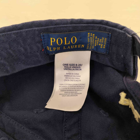 ポロラルフローレン POLO RALPH LAUREN ポニー刺繍 6パネル キャップ メンズ