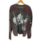 THE BOY HAS NO PATIENCE ザ ボーイ ハズ ノー ペーシェンス RIBBED PRINT PLEATED LONG SLEEVE リブプリントプリーツロングスリーブTシャツ メンズ import:L