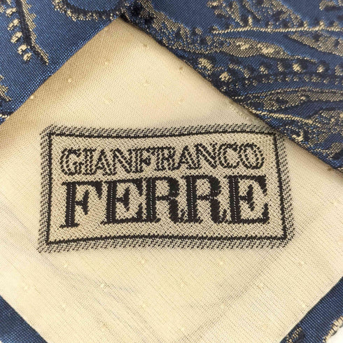 ジャンフランコフェレ GIANFRANCO FERRE シルク 総柄 ネクタイ メンズ