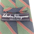サルヴァトーレフェラガモ Salvatore Ferragamo ストライプ シルク ネクタイ メンズ