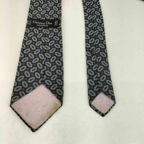 クリスチャンディオール Christian Dior シルク 総柄 ネクタイ メンズ