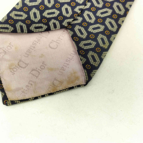 クリスチャンディオール Christian Dior シルク 総柄 ネクタイ メンズ