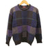 チャップスラルフローレン CHAPS RALPH LAUREN 90S 総柄 パネル チェック ニット メンズ JPN:M