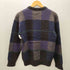 チャップスラルフローレン CHAPS RALPH LAUREN 90S 総柄 パネル チェック ニット メンズ JPN:M