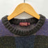 チャップスラルフローレン CHAPS RALPH LAUREN 90S 総柄 パネル チェック ニット メンズ JPN:M