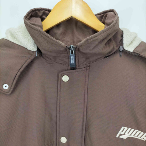 プーマ PUMA 80-90s 裏起毛 フード ベンチコート メンズ