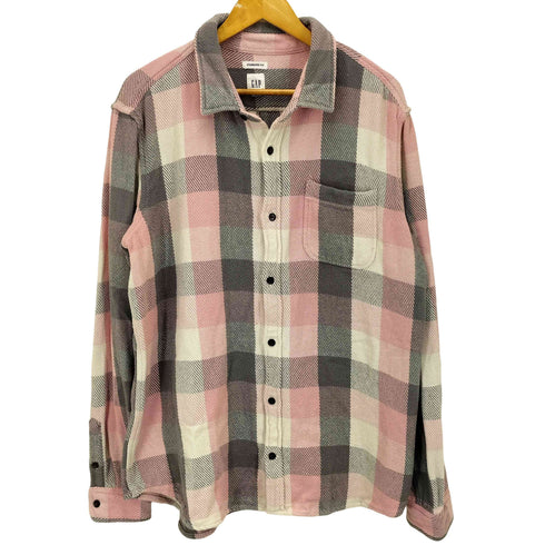 ギャップ Gap STANDARD FIT チェック シャツ メンズ import:XL