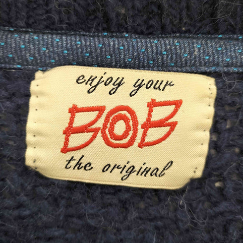 BOB イタリア製 アルパカ混 ケーブル編み ニット セーター レディース