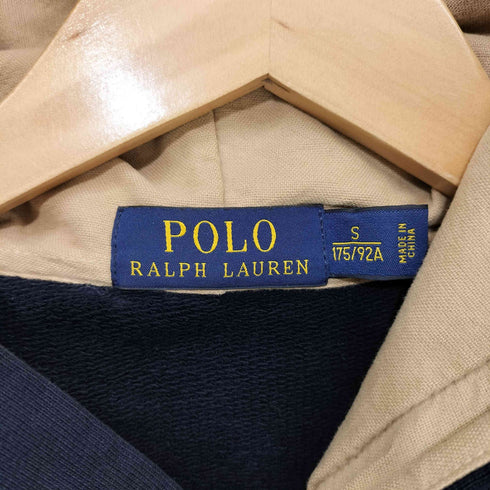 ポロラルフローレン POLO RALPH LAUREN サガラワッペン スナップボタン フーデッド スタジアムジャンパー メンズ import:S