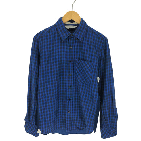 マーカウェア markaware コーデュロイ切替 タータンチェック L/S ボタンダウン シャツ メンズ JPN:1