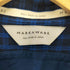 マーカウェア markaware コーデュロイ切替 タータンチェック L/S ボタンダウン シャツ メンズ JPN:1