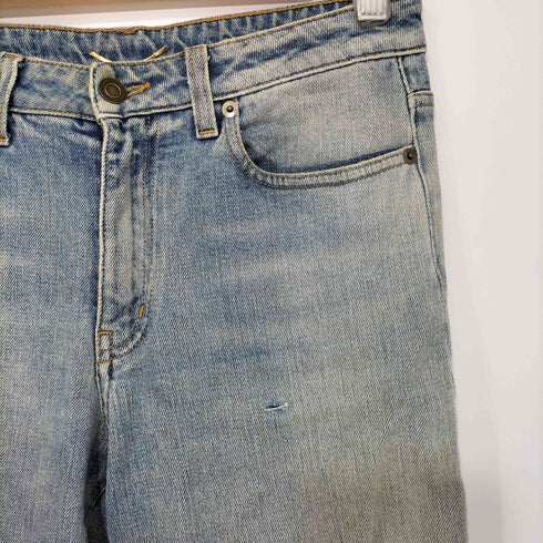 サンローランパリ SAINT LAURENT PARIS クラッシュデニムパンツ メンズ 27inch 27inch