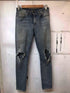 サンローランパリ SAINT LAURENT PARIS クラッシュデニムパンツ メンズ 27inch 27inch
