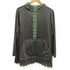 ジュンコシマダ JUNKO SHIMADA エスニック調刺繍ベルベットプルオーバーパーカー レディース JPN:38 JPN:38