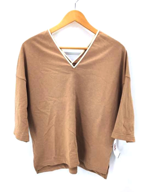 Amiur(エミレ)v neck piping pullover レディース FREE FREE