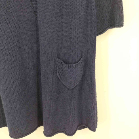 ミナペルホネン mina perhonen mingling 海鳥刺繍 コットンニットカーディガン レディース 38