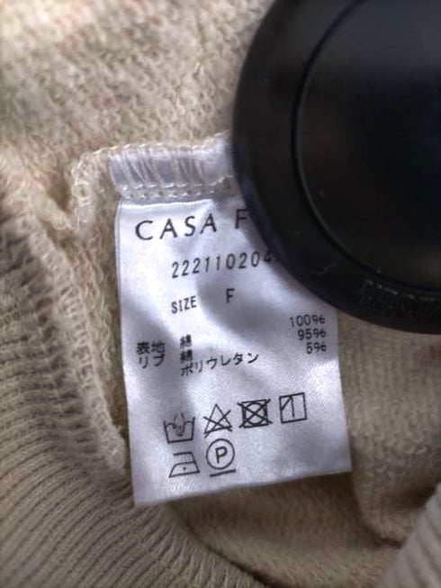 カーサフライン CASA FLINE 22SS ロングカフスショートトップス レディース FREE