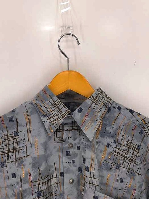 総柄シャツ メンズ LL