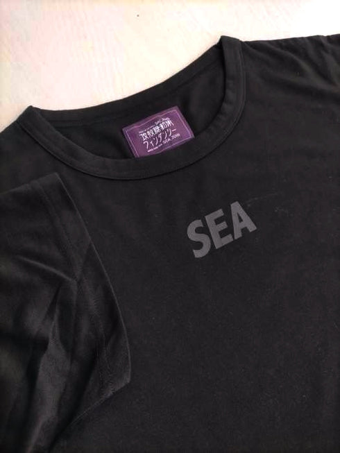 ウィンダンシー WIND AND SEA ロゴプリント半袖Tシャツ メンズ JPN:L