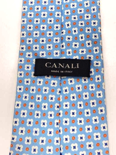 カナーリ CANALI 花柄シルクネクタイ メンズ