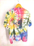 ギルダン GILDAN タイダイ先染め バックプリントTシャツ メンズ JPN:L