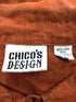 チコズデザイン CHICOS DESIGN 90s リネンガーメントダイシャツ レディース