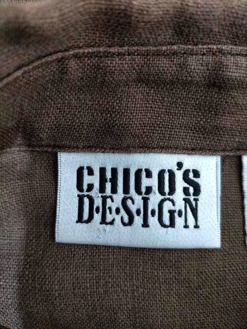 チコズデザイン CHICOS DESIGN リネン長袖シャツ レディース 3