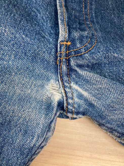 リーバイス Levis USA製 501 ボタンフライストレートデニムパンツ ボタン裏刻印501 メンズ W36 L34
