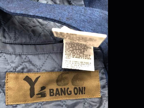 ワイズ バングオン Ys BANG ON 20SS No.66 インディゴファーステンカラーコート レディース JPN:2