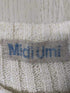 ミディウミ MidiUmi ウール混 チュニック ノースリーブニット レディース