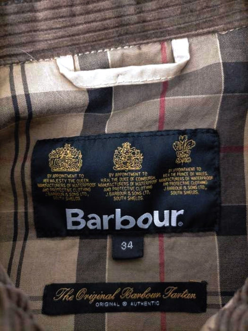 バブアー Barbour Border ノンオイルジャケット メンズ US:34
