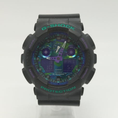 カシオ CASIO G-SHOCK GA-100BL デジアナ メンズ