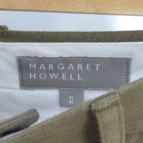 マーガレットハウエル MARGARET HOWELL コットンウールスラックスパンツ メンズ 2