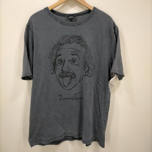 ザラ ZARA Albert Einsteinプリント Tシャツ レディース US:6