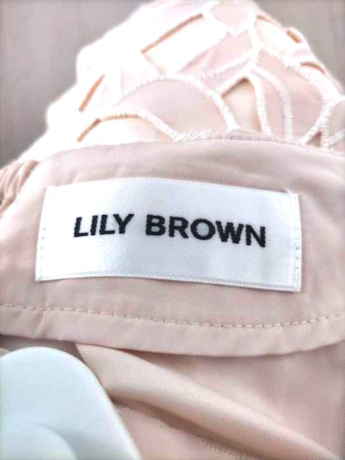 リリーブラウン Lily Brown タイプライターレーススカート レディース JPN:1