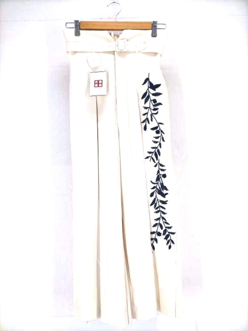 リリーブラウン Lily Brown 刺繍ハイウエストタックパンツ レディース JPN:1