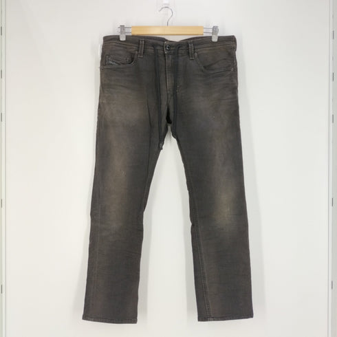ディーゼルインダストリー Diesel Industry THAVAR ダメージ加工 イージーデニムスウェットパンツ メンズ 34