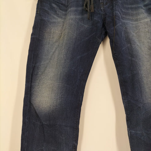 ディーゼルインダストリー Diesel Industry NARROT ウオッシュ加工 イージーデニムスウェットパンツ メンズ 32