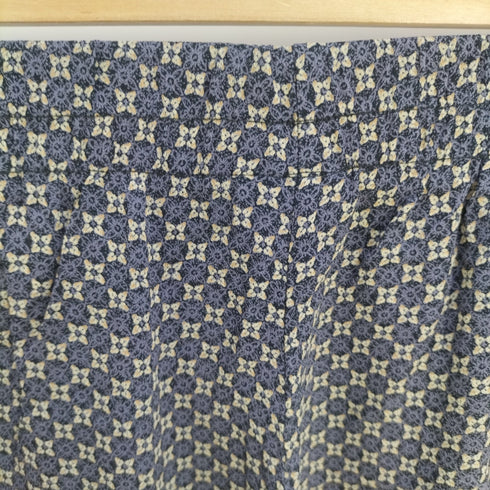 MAXOU USA製 総柄レーヨンワイドパンツ レディース import M