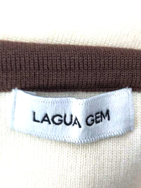 ラグアジェム LAGUA GEM BIG COLLAR CROPPED TOPS レディース FREE