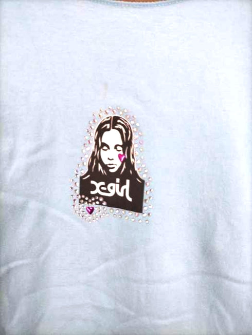 エックスガール X-girl DECO FACE S/S GIRLS TEE レディース JPN:M