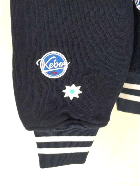 ケボズ KEboz NICK GEAR COLLABORATION Flower&Embroidery Logo CREWNECK SWEAT メンズ JPN:L