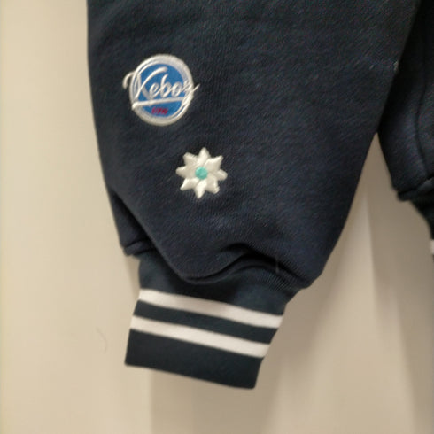 ケボズ KEboz NICK GEAR COLLABORATION Flower&Embroidery Logo CREWNECK SWEAT メンズ JPN:XL