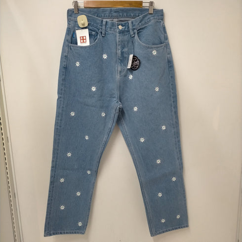 ケボズ KEboz NICK GEAR COLLABORATION Flower&Embroidery Logo DENIM ONE WASH メンズ JPN:L