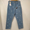 ケボズ KEboz NICK GEAR COLLABORATION Flower&Embroidery Logo DENIM ONE WASH メンズ JPN:L